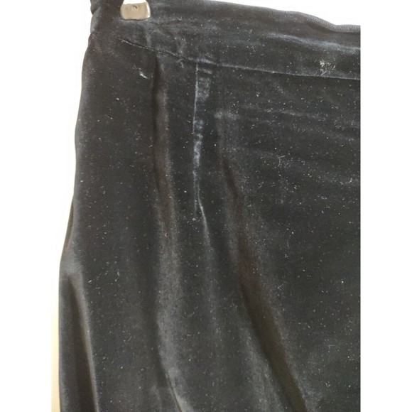 Black Velvet Women's 18 Homemade Skirt Long Modest Vintage - Picture 3 of 8